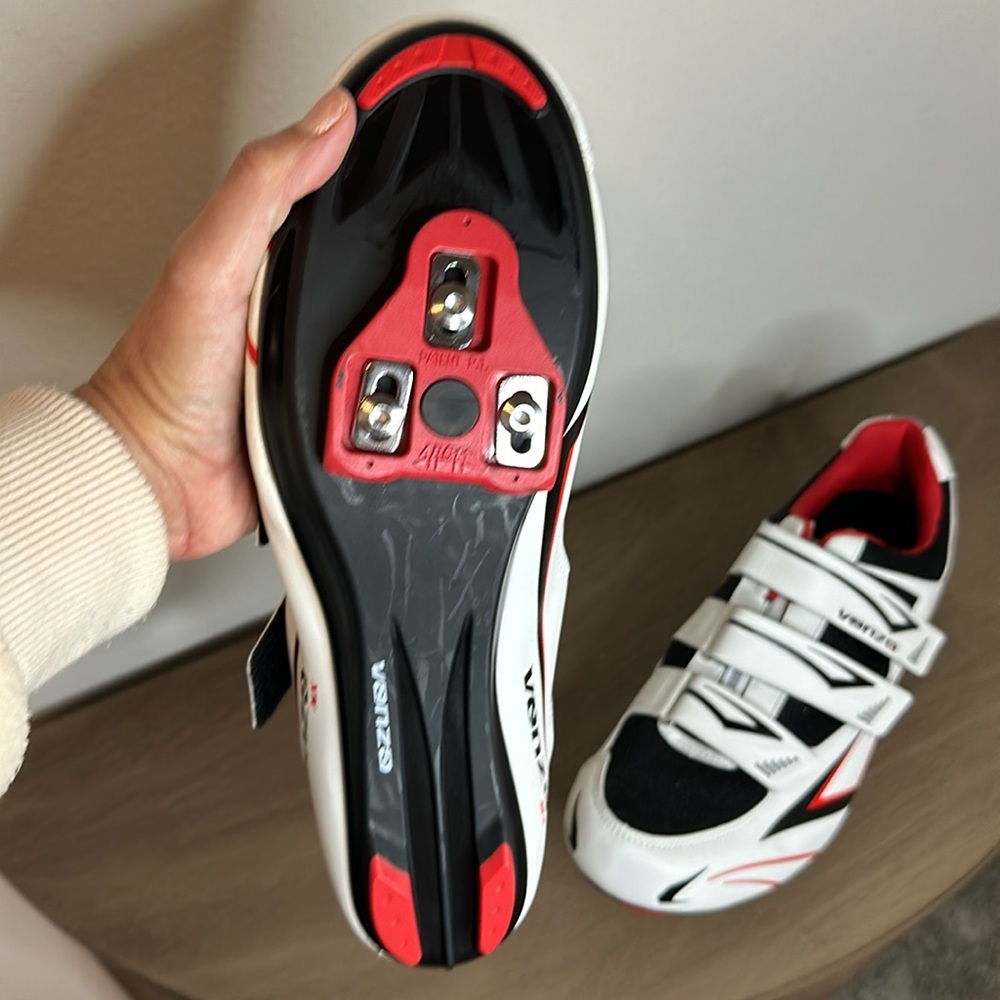Venzo clip-in stationary spinning/cycling bike shoes size men’s us 11 delta - Picture 8 of 10